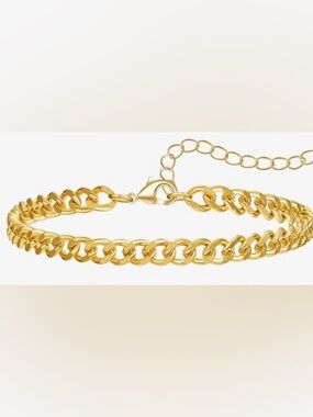 #121 Gold Plated Cuban Bracelet